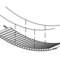 Running Boards with chain handrails, length = 5 m (3.66110)