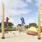 Skilled climbers at Maritime Cove Community Park Port Melbourne