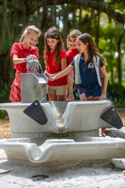 Sockelrohr für Vorratsbecken und Wasserschale, Höhe = 0,40 m 