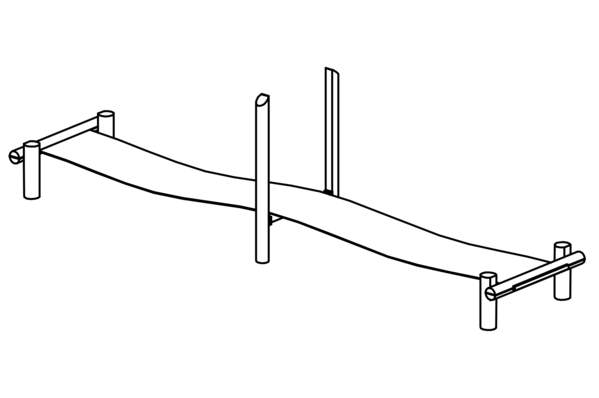 Gurtsteg 0,80 x 8,00 m