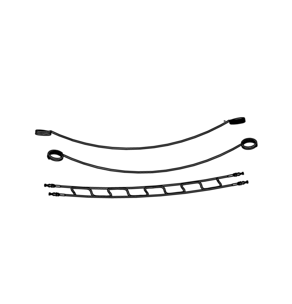 Wackelbrücke mit Handläufen, L=3m
