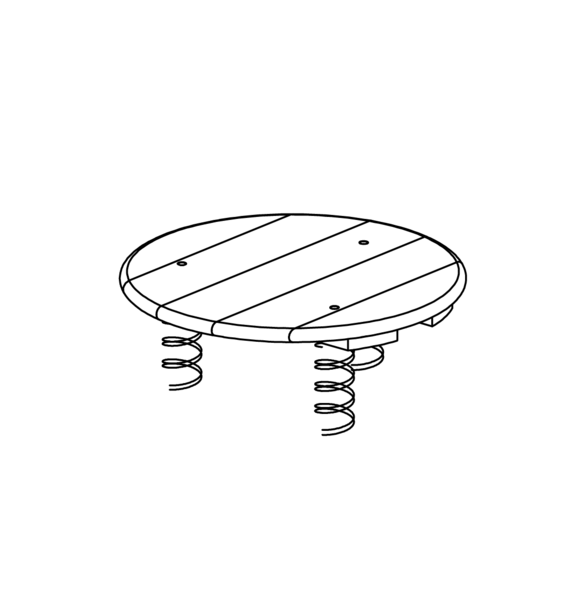Hüpfplatte